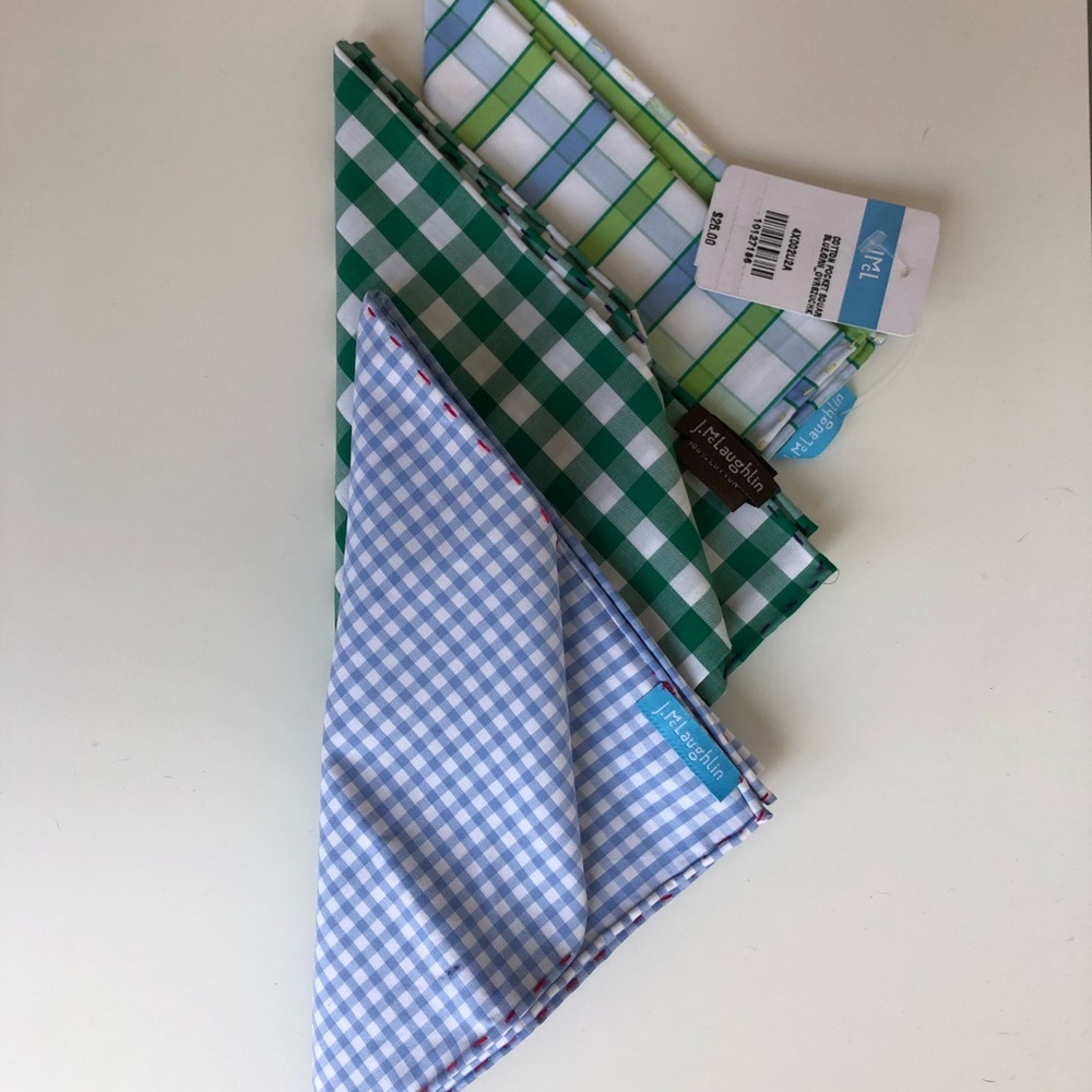 J. McLaughlin Men's Pocket Squares